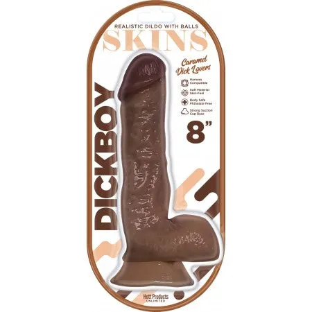 HOTT Products Dildos | Dickboy Skins Dildo Caramel Lovers 8in