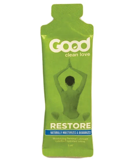 Lubricants Good Clean Love Bio Match Restore Moisturizing Personal Lubricant 5 Ml Foil Good Clean Love