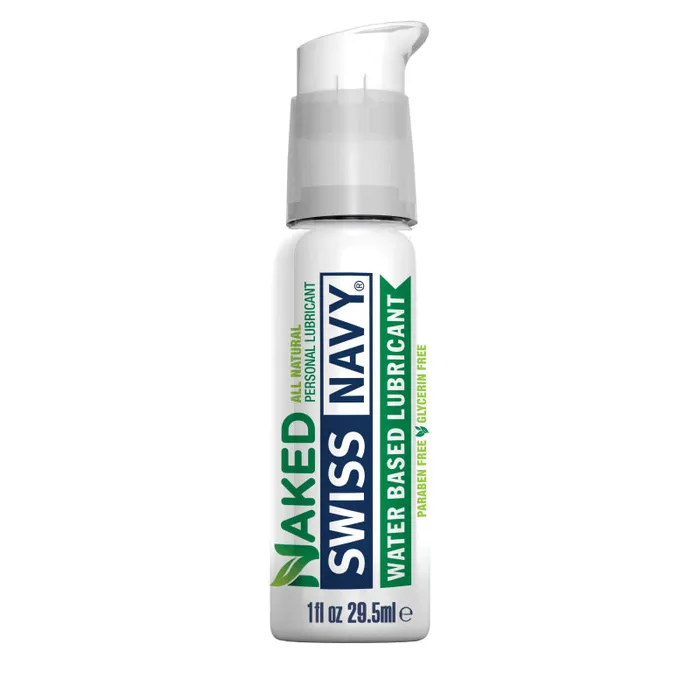 Md Science Lab Lubricants Swiss Navy Naked Water Based Lubricant 1 Oz