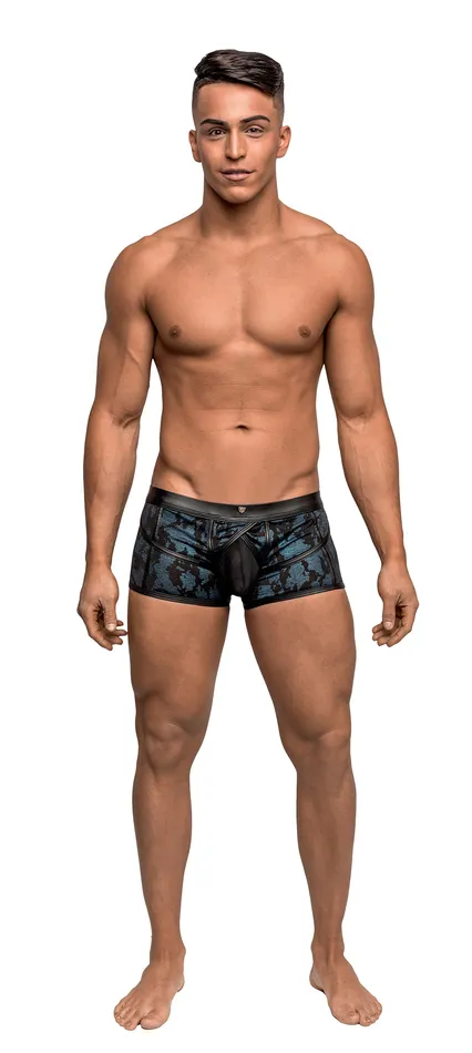 Male Power Strapped Bound Short Small Black Blue Anal