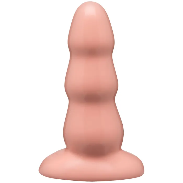 Medium Triple Ripple Butt Plug White Doc Johnson Anal