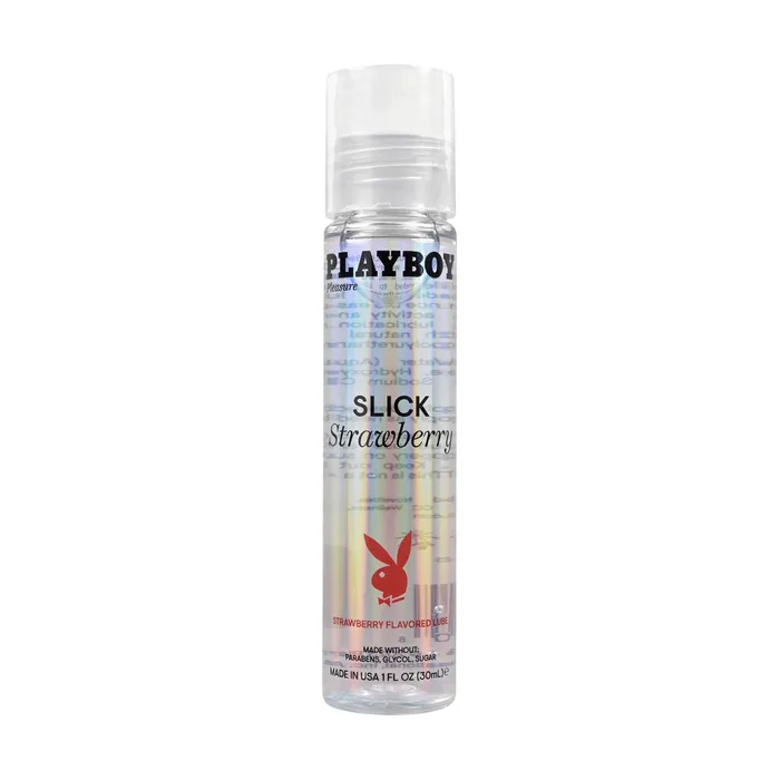 Sale Specials Lubricants Playboy Pleasure Slick Strawberry Flavored Lubricant 1 Oz