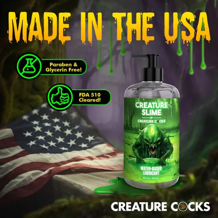 Xr Brands Creature Cocks Lubricants | Creature Slime Water Based Lubricant 16oz Xr Brands Creature Cocks Lubricants | Creature Slime Water Based Lubricant 16oz