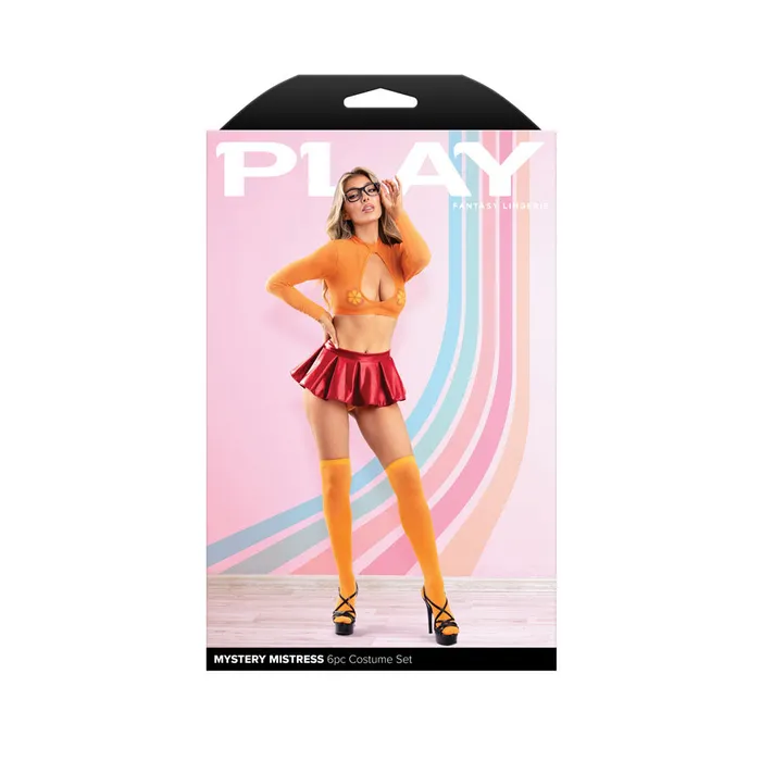 Anal Fantasy Lingerie PLAY MYSTERY MISTRESS Costume OrangeRed SM Size Anal Fantasy Lingerie PLAY MYSTERY MISTRESS Costume OrangeRed SM Size