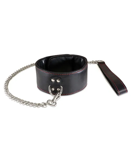 Anal Sultra Leather Sultra Lambskin 2 12 Collar w24 Chain Black