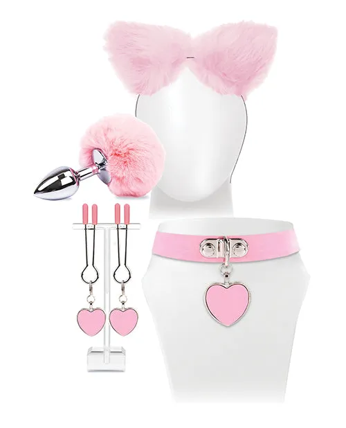 Anal TryCurious Kitty Set Pink Icon Brands INC