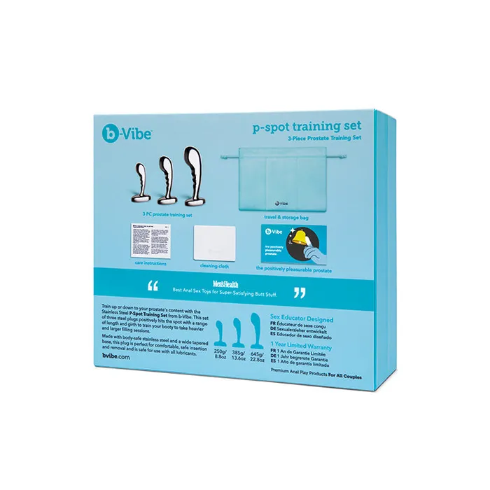 bVibe Anal bVibe Stainless Steel Prostate Training Set