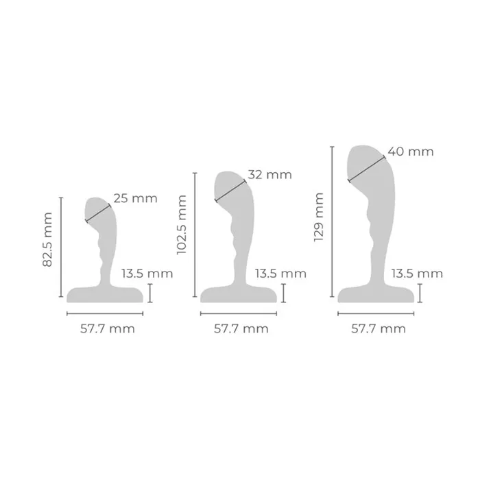 bVibe Anal bVibe Stainless Steel Prostate Training Set