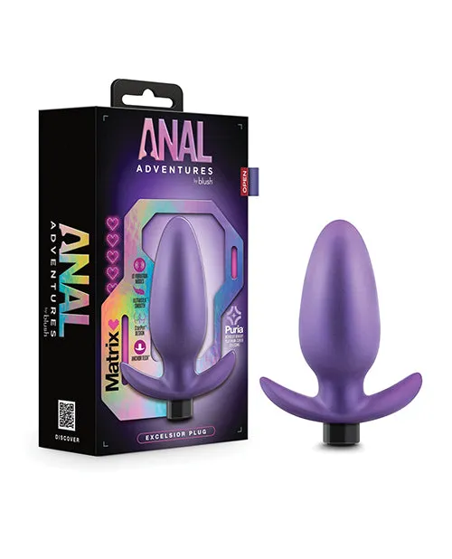 Blush Novelties Blush Anal Adventures Matrix Excelsior Plug Astro Violet Anal