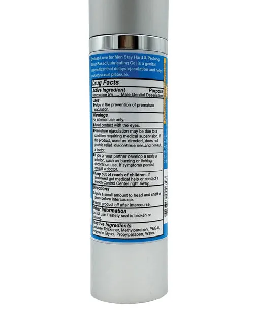 Body Action Products Vibrators Endless Love For Men Stayhard Prolong Lubricant 17 oz