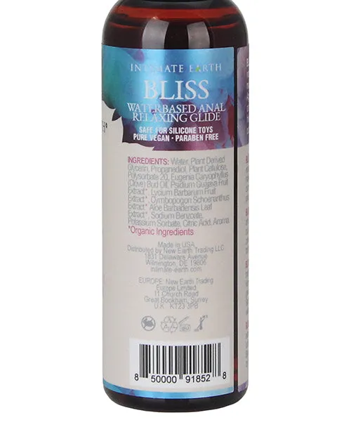 Intimate Earth Bliss Anal Relaxing Waterbased Glide New Earth Trading LLC Anal