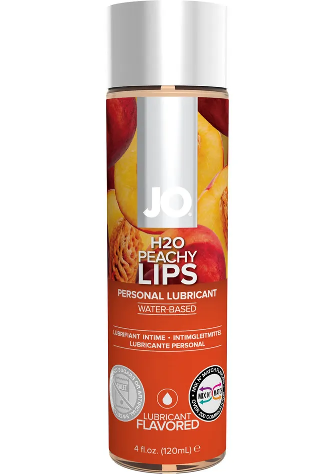 JO H2o Water Based Flavored Lubricant Peachy Lips System JO Lubricants