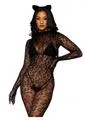Leg Avenue Seamless Leopard Net Gloved Catsuit Leg Avenue Vibrators