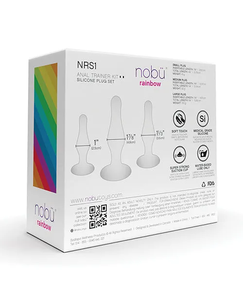 Nobu Rainbow Silicone Plug Set Bodispa INC Anal