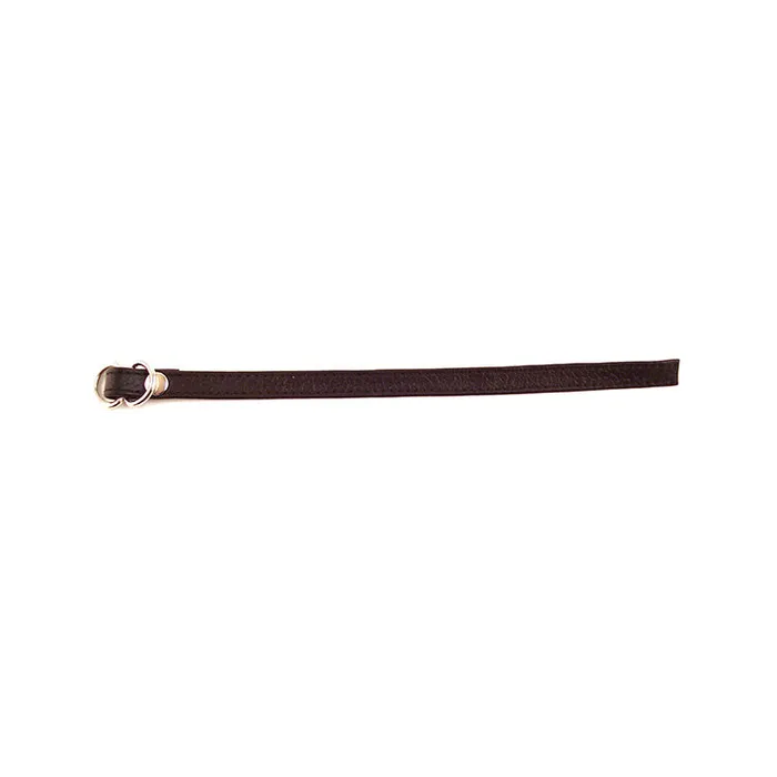 Rouge Rouge Leather Double DRing Cock Strap Couples