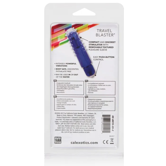 Vibrators CalExotics Travel Blaster Blue