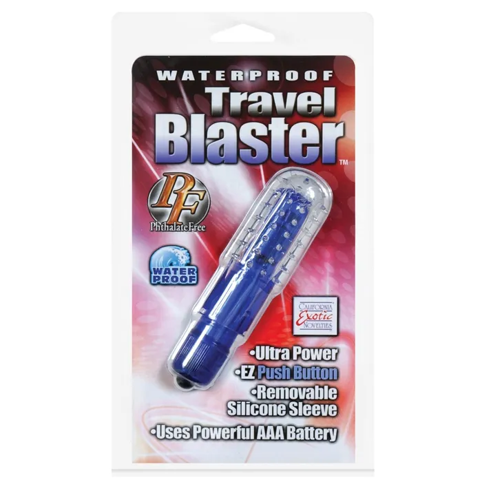 Vibrators CalExotics Travel Blaster Blue