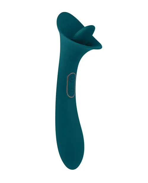 Vibrators Evolved Novelties INC Playboy Pleasure True Indulgence Vibrator Deep Teal