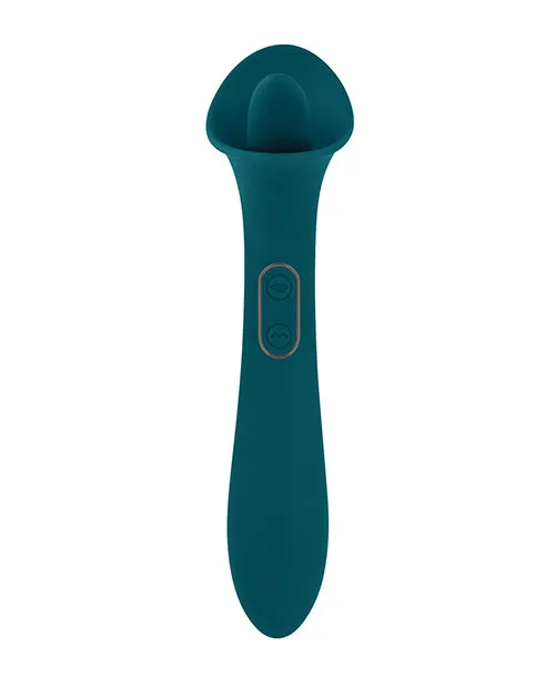 Vibrators Evolved Novelties INC Playboy Pleasure True Indulgence Vibrator Deep Teal