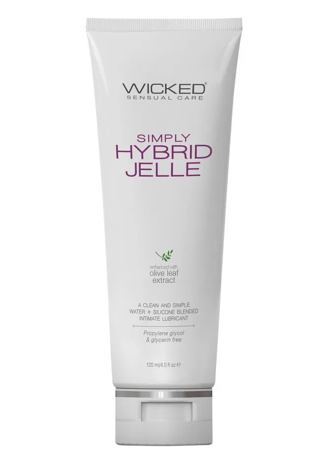 Wicked Simply Hybrid Jelle Lubricant with Olive Leaf Extract Wicked Simply Lubricants