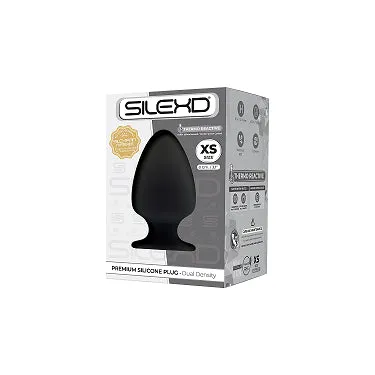 ADRIAN LASTIC Anal Silexd Plug Model 1 Extra Small Black