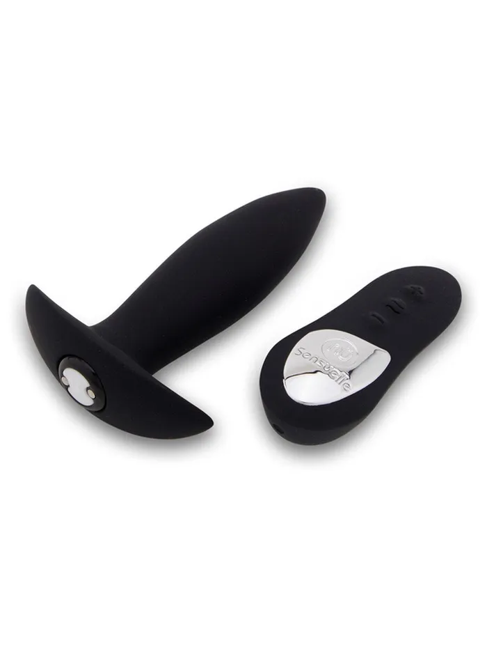 Anal NU Sensuelle NU Sensuelle Remote Control Mini Plug Black