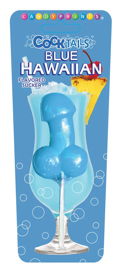 Blue Hawaiian Cocktail Sucker Little Genie Vibrators