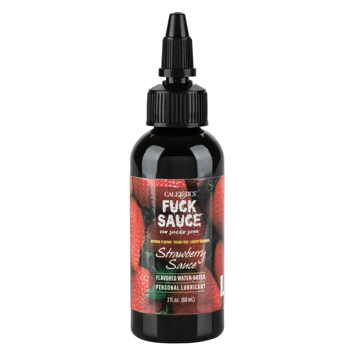 CalExotics Lubricants Fuck Sauce Flavored WaterBased Personal Lubricant Strawberry 2 Fl Oz CalExotics Lubricants Fuck Sauce Flavored WaterBased Personal Lubricant Strawberry 2 Fl Oz