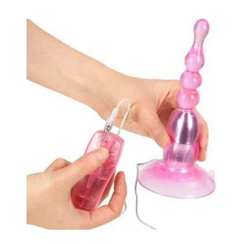 Crystal Sucker Long Beads Vibe Aphrodisia Anal