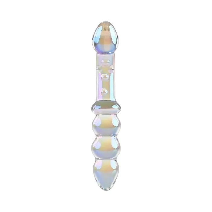 Dildos NSP Playboy Pleasure Jewels Double Glass Dildo Dildos NSP Playboy Pleasure Jewels Double Glass Dildo