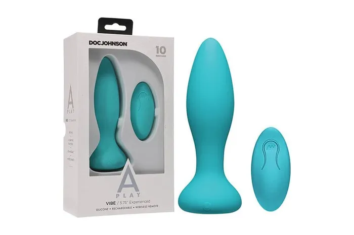 DOC JOHNSON Anal APlay Vibe Silicone Anal Plug Experienced Teal