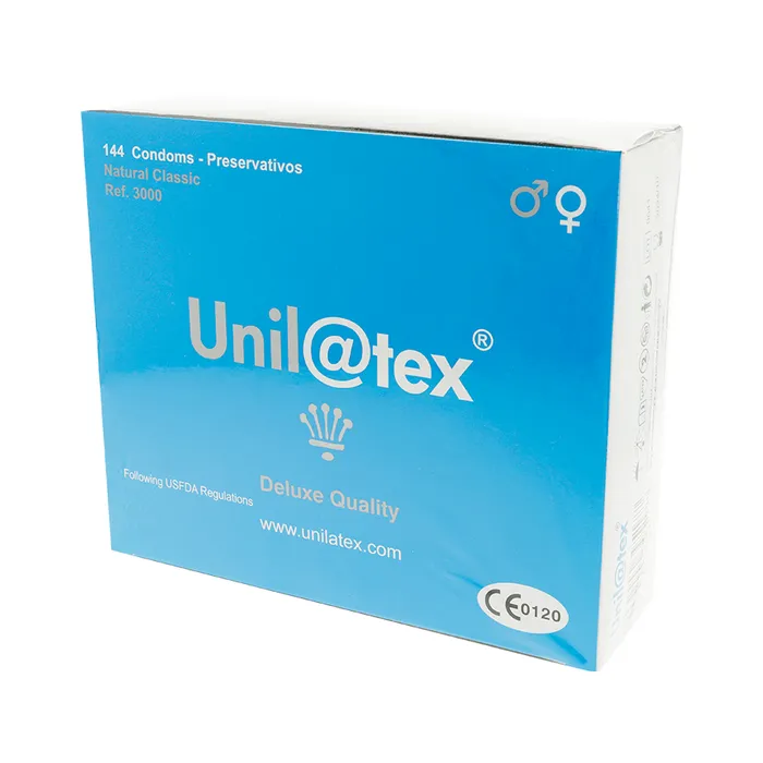 Lotto Box PRESERVATIVI NATURALI Classici 144 UNIT UNILATEX Unilatex Vibrators