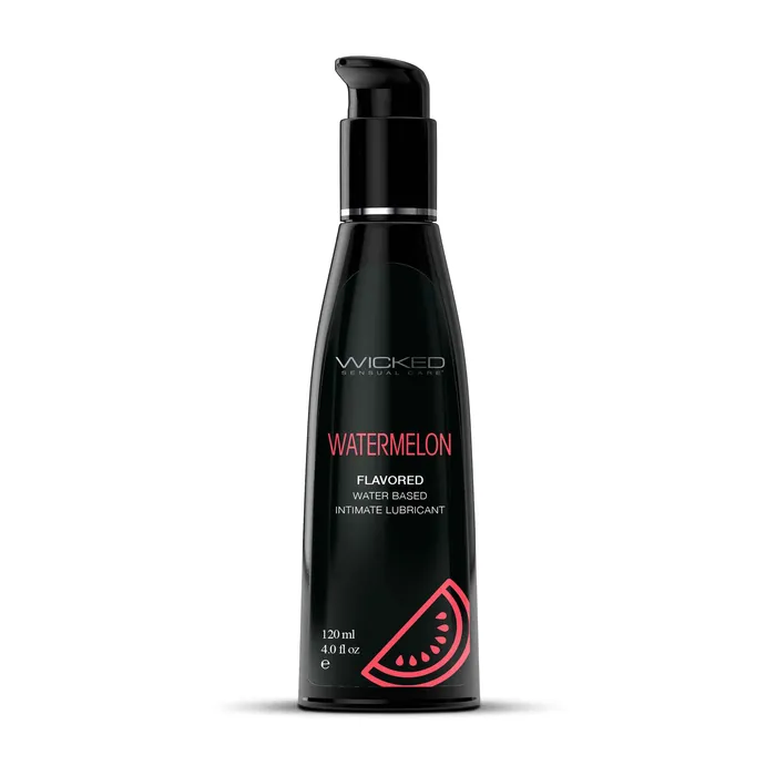 Lubricants Aqua Watermelon Flavored Water Based Intimate Lubricant 4 Fl Oz Wicked Sensual Care Lubricants Aqua Watermelon Flavored Water Based Intimate Lubricant 4 Fl Oz Wicked Sensual Care
