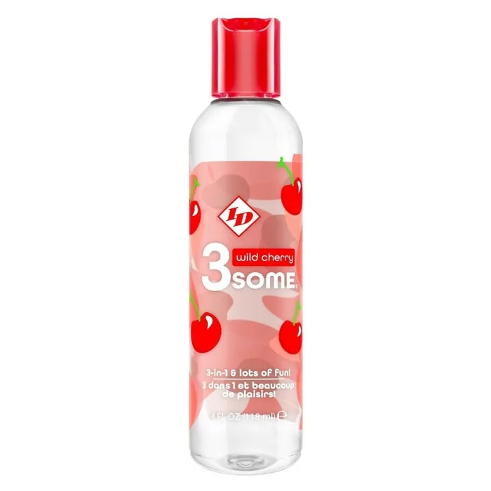 Lubricants ID Lubricants ID 3some Cherry Flavoured 3In1 Lubricant 118ml