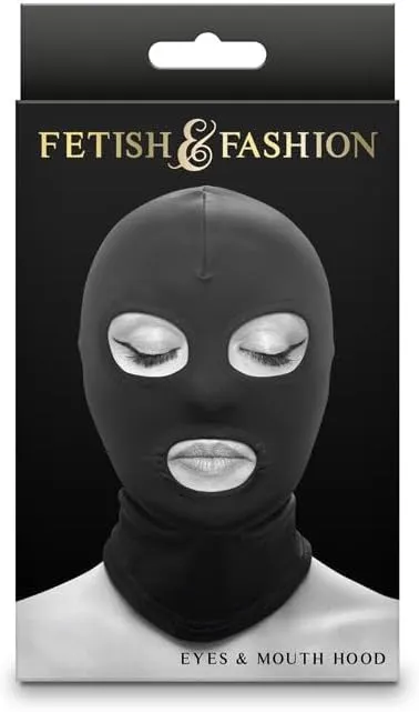 NS Novelties Anal Fetish And Fashion Eyes Hood Black