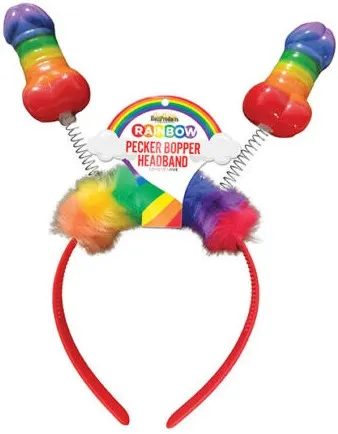 RAINBOW Pecker Bopper Headband HOT PRODUCTS Anal