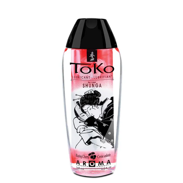 Shunga Lubricants Toko Aroma Personal Lubricant Blazing Cherry 55 Fl Oz